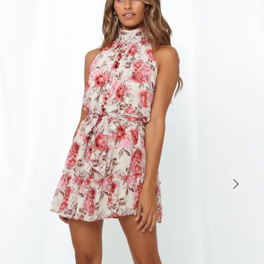 NWOT Fill An Empty Heart Dress Beige